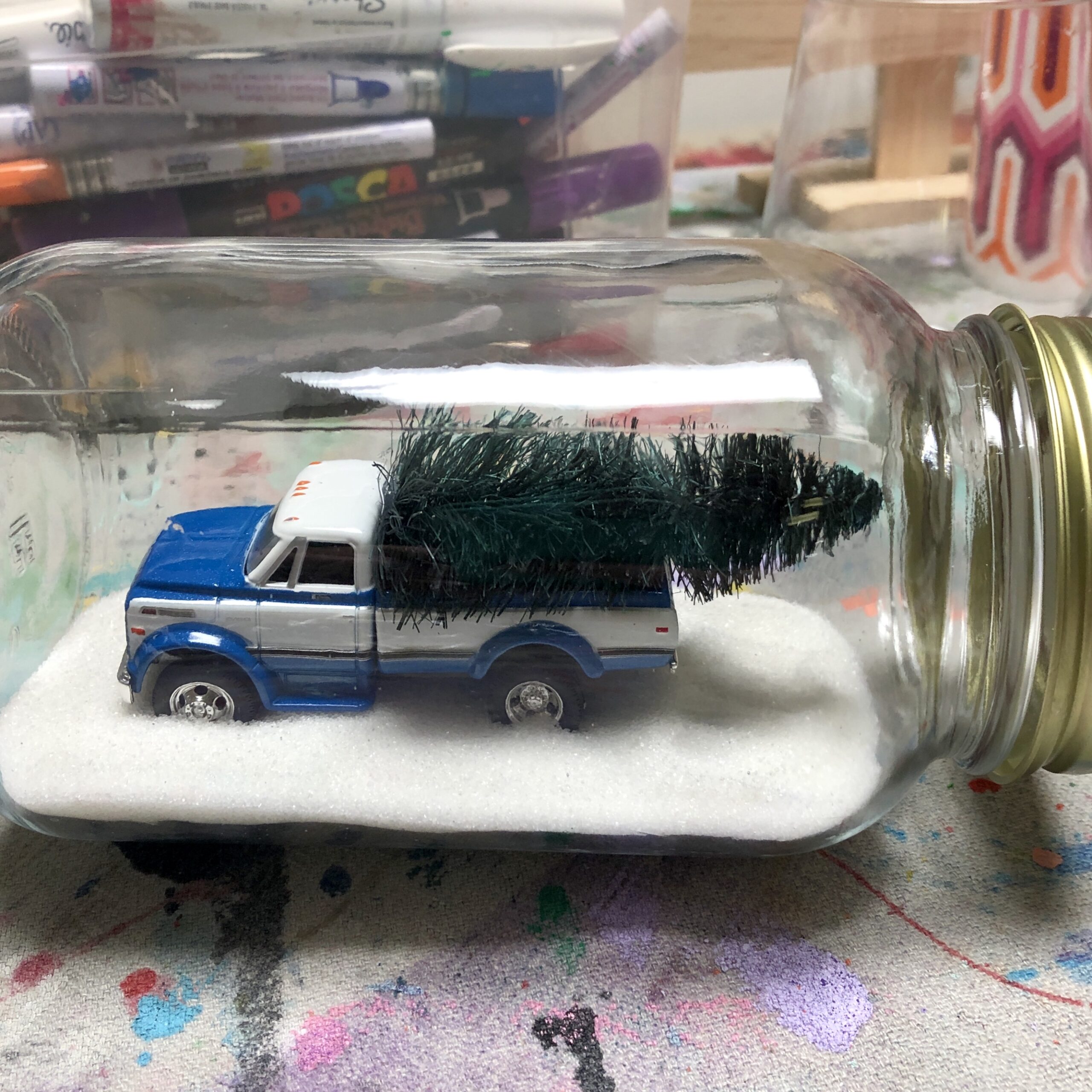 Galaxy Snow Globes DIY - Figment Creative Labs